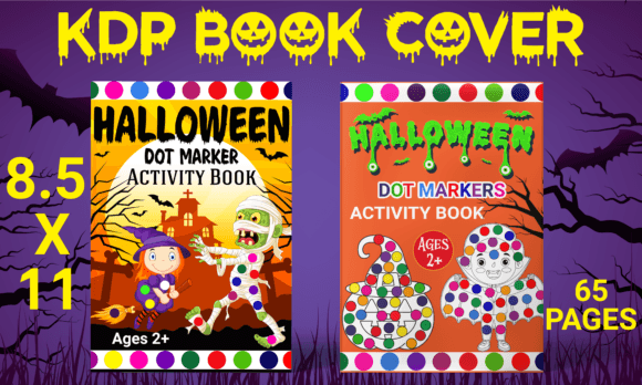 Halloween Dot Marker Activity Book Cover