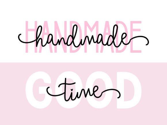 More Good Vibes Duo Font font preview - 1