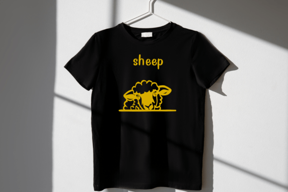 Peeking Sheep Font PNG with transparent background - Preview 4