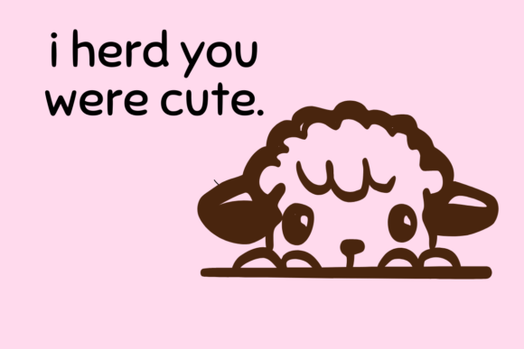 Peeking Sheep Font PNG with transparent background - Preview 5