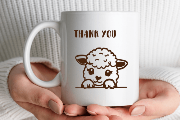 Peeking Sheep Font PNG with transparent background - Preview 6