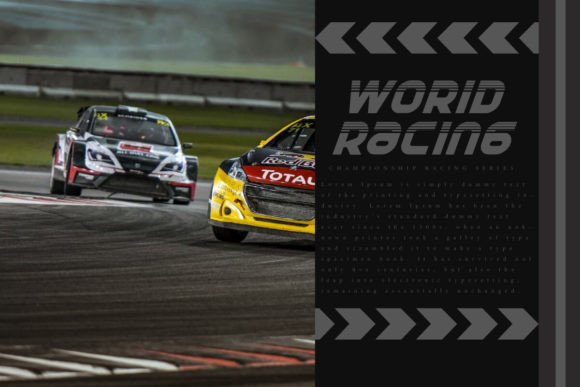 Race Stripe Font PNG with transparent background - Preview 5