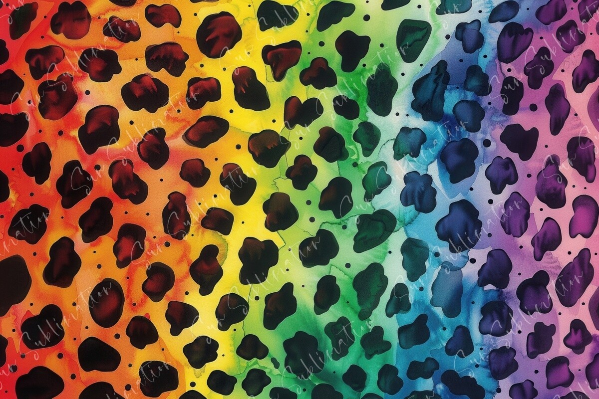 Rainbow Leopard Print Graphic by Sun Sublimation · Creative Fabrica