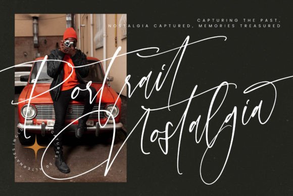 Roberthone Signatera Font PNG with transparent background - Preview 4