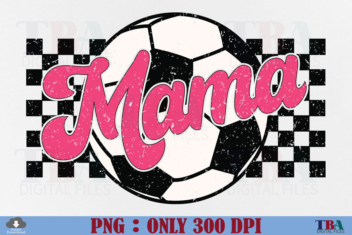 Soccer Mama PNG Checkered Soccer Mom PNG Graphic by TBA Digital Files ...