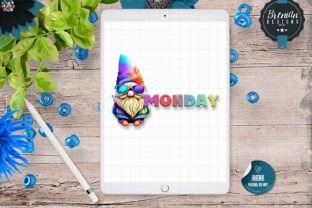 Summer Gnome DOTW Graphic by Bren Wotherspoon · Creative Fabrica