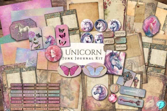 Unicorn Junk Journal Kit