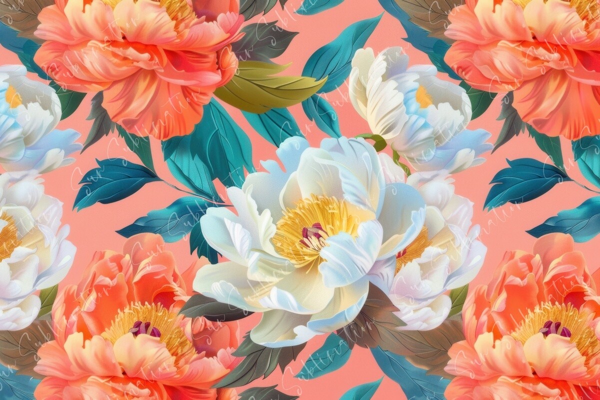 Vibrant Floral Pattern Graphic by Sun Sublimation · Creative Fabrica