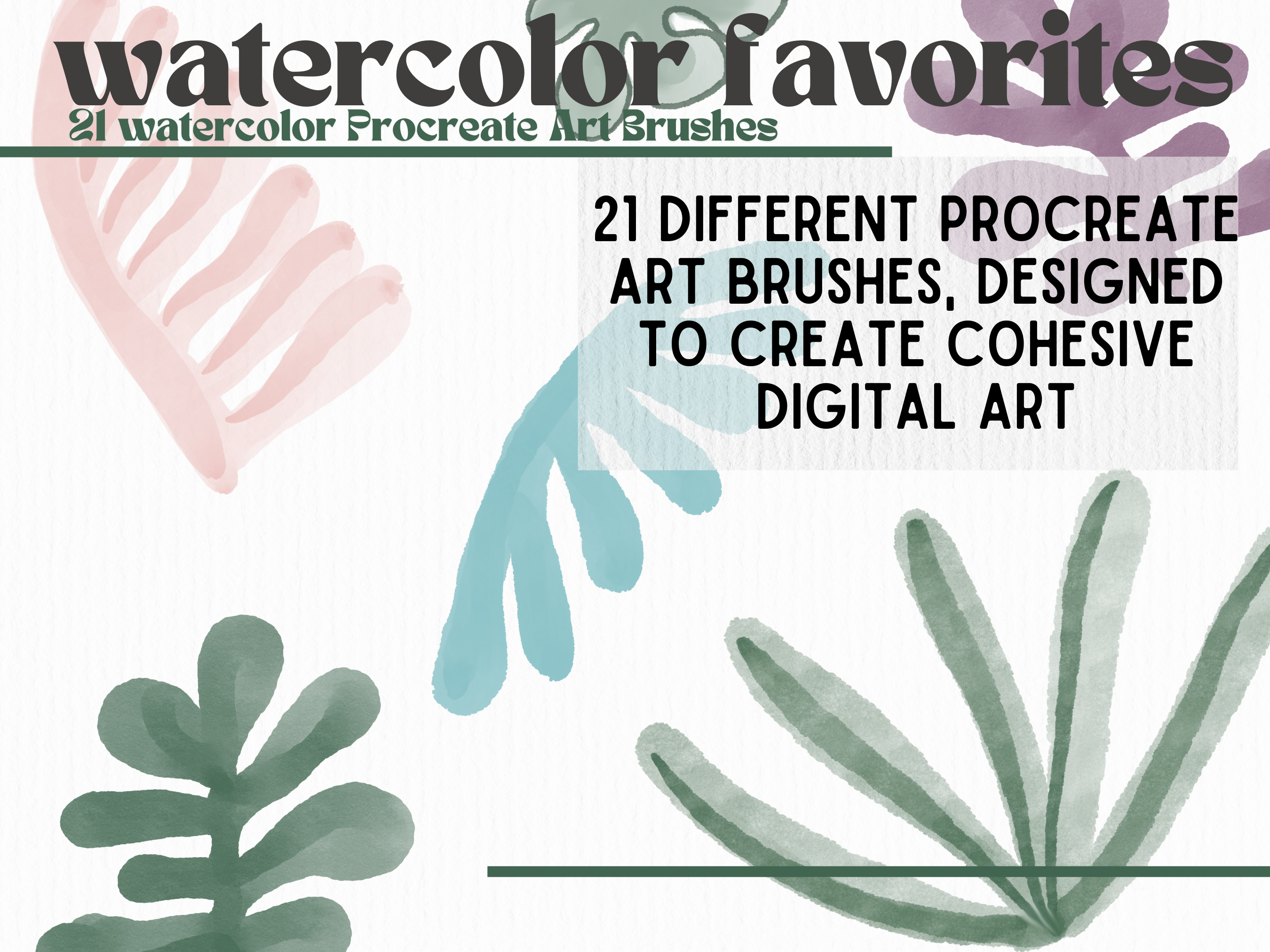 Watercolor Favorites Procreate Brushes - photo 9