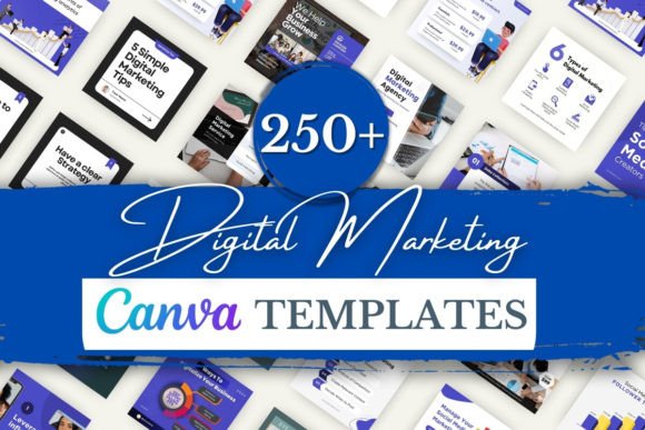 Canva digital marketing templates for campaigns and branded content