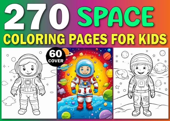 255+ Space Coloring Pages for Kids
