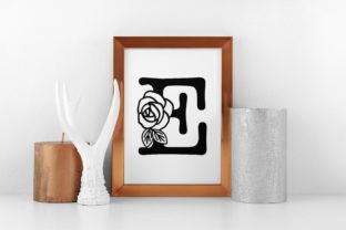 26 Floral Capital Alphabet Svg, Graphic by Nataka · Creative Fabrica