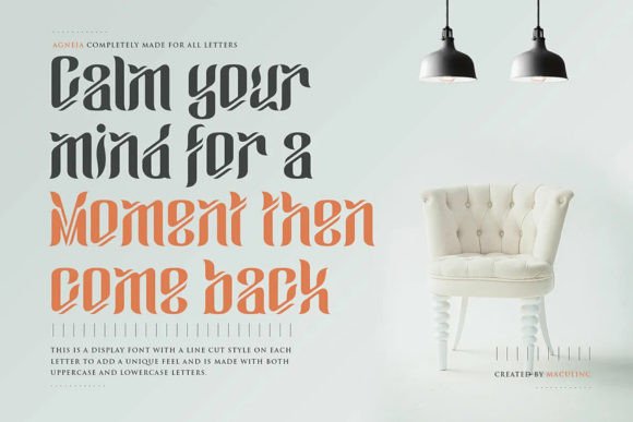 Agneia Font - Preview 3