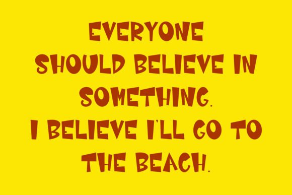 Boozley Cartoon Display Font Font - Preview 5