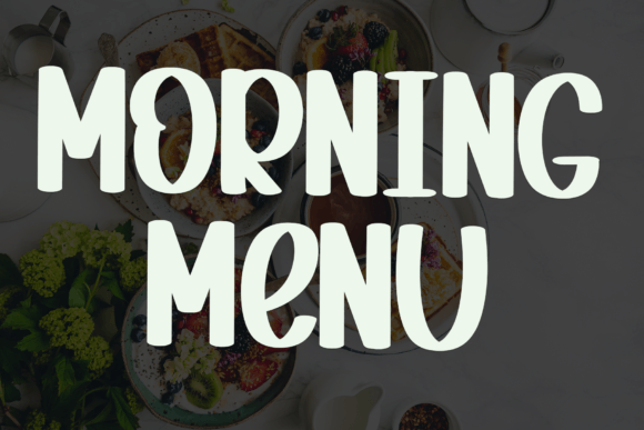 Breakfast Font - Preview 6