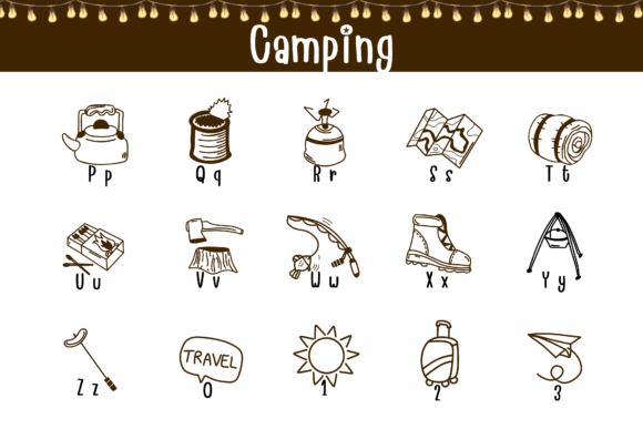 Camping Font - Preview 2