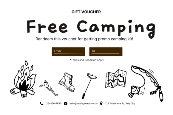 Camping Font - Preview 4