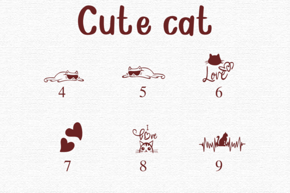 Cute Cat Font - Preview 3