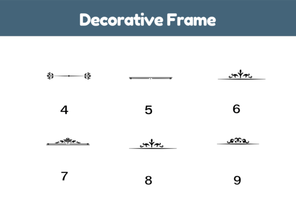 Decorative Frame Font - Preview 3
