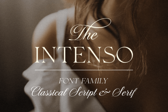 Intenso Serif Font By Pasha Larin