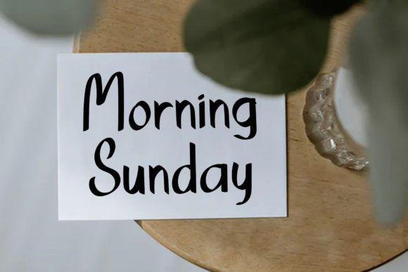 Monday Australia Font font preview - 4