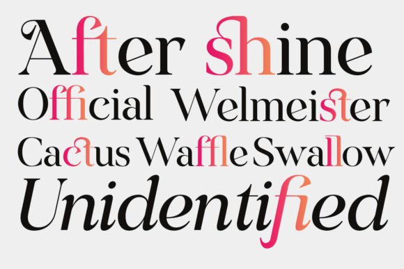 Primous Font font preview - 1