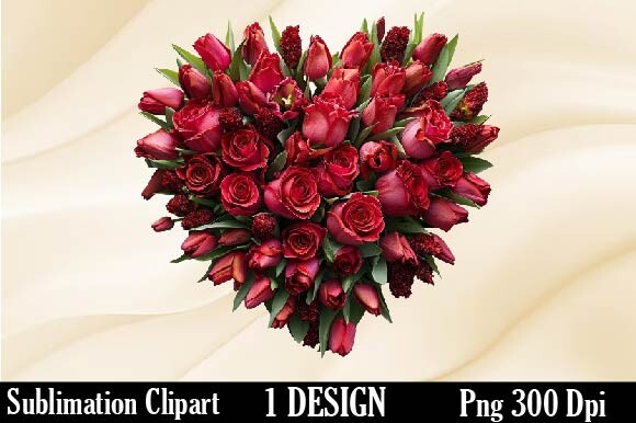 Red Rose Clipart Graphic by bundle queen · Creative Fabrica