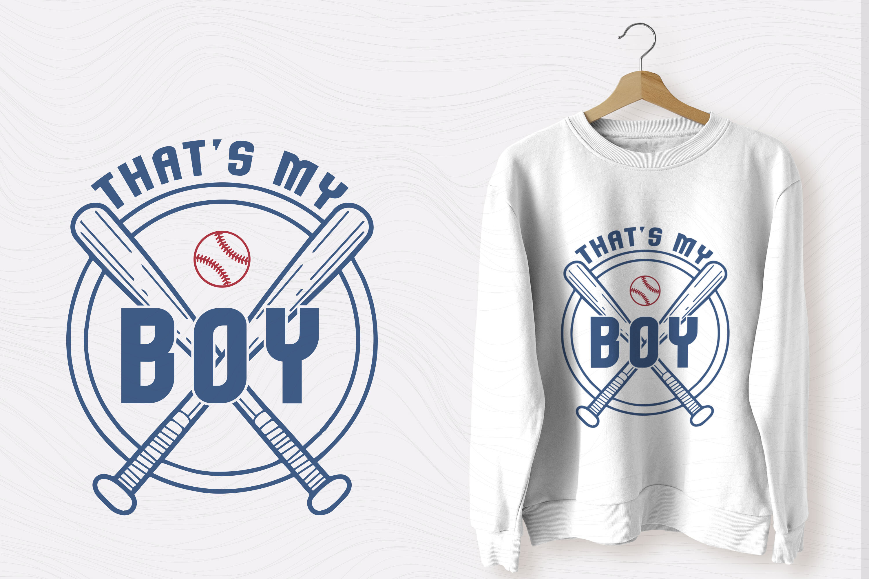 Retro Baseball SVG Design That’s My Boy