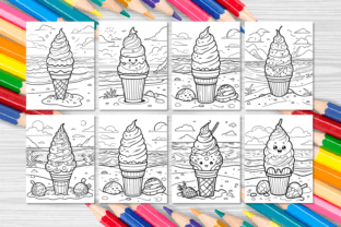 Summer Beach Fun Coloring Pages Graphic by DesignScape Arts · Creative ...