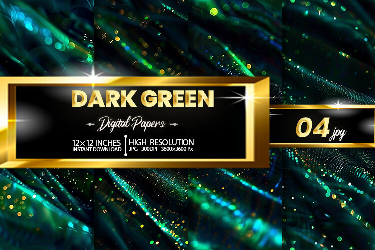 Dark Green Digital Papers Graphic by Hurairagraphics · Creative Fabrica