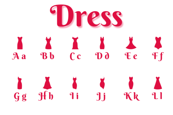 Dress Font - Preview 1