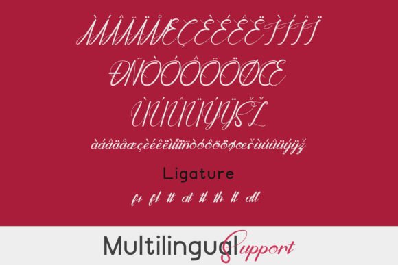 Frosty Blossom Font PNG with transparent background - Preview 5