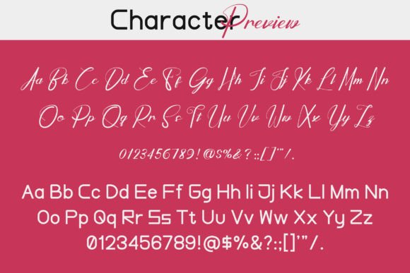 Frosty Blossom Font PNG with transparent background - Preview 6