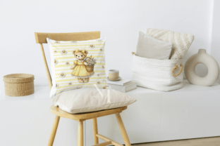 Teddy Baby Girl & Daisy Graphic by Nam Tiwa · Creative Fabrica
