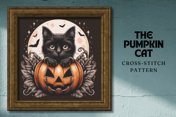 The Pumpkin Cat Halloween Pattern