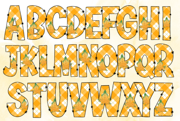 Autumn Fall Cute Font - Preview 1