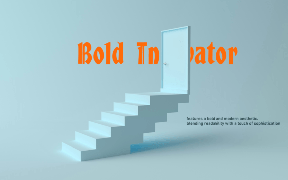 Bold Innovator Font - Preview 1