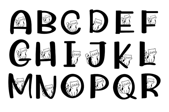 Cat Font - Preview 1