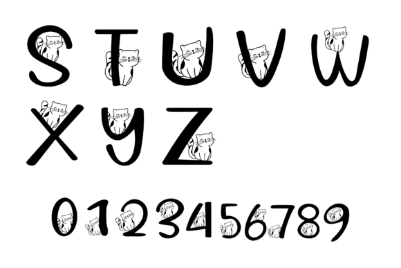 Cat Font - Preview 2