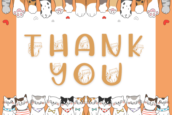Cat Font - Preview 4