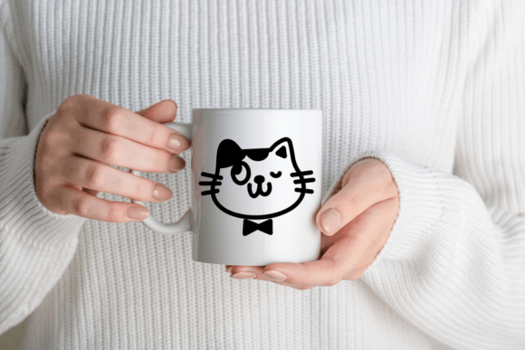 Cat Faces Font PNG with transparent background - Preview 5