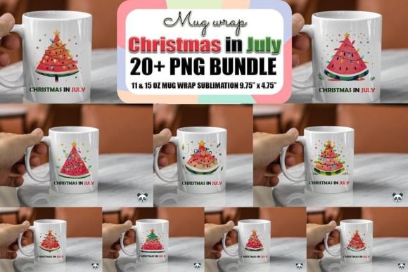 Christmas Tree In July Mug Wrap Bundle Bundles