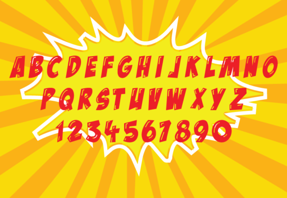 Comic Bubble Font - Preview 2