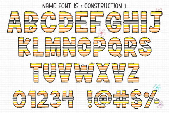 Construction Font - Preview 1