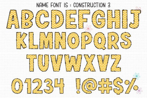 Construction Font - Preview 3