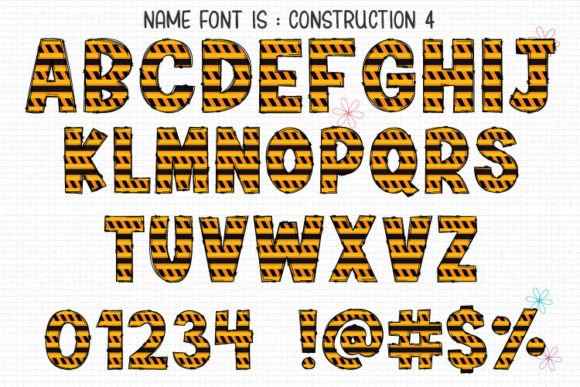 Construction Font - Preview 4