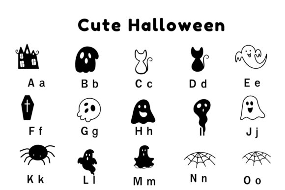 Cute Halloween Font - Preview 1
