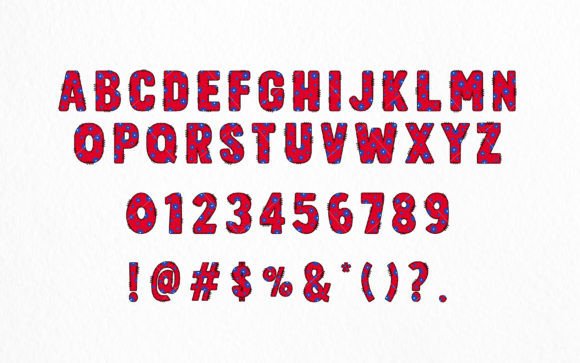 Daisy Army Font PNG with transparent background - Preview 3