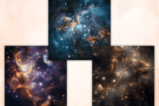 Galaxy Stars Digital Papers Graphic by altendi · Creative Fabrica