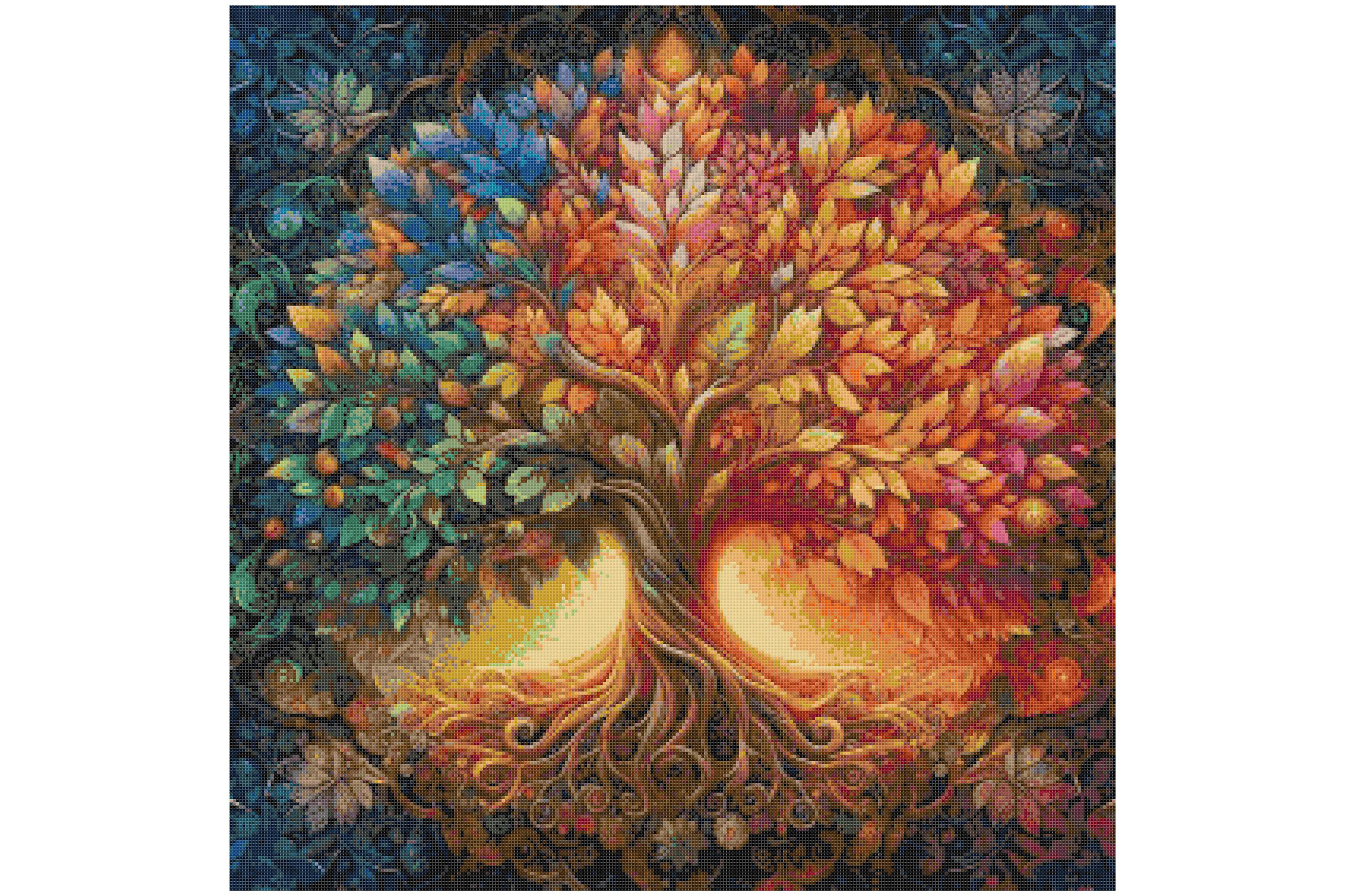 Magic Tree Counted Cross Stitch Patterns